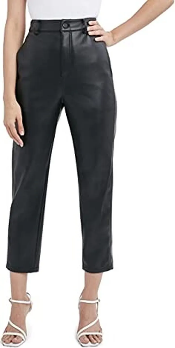 BCBGeneration Women's Faux Leather Pant with Pockets