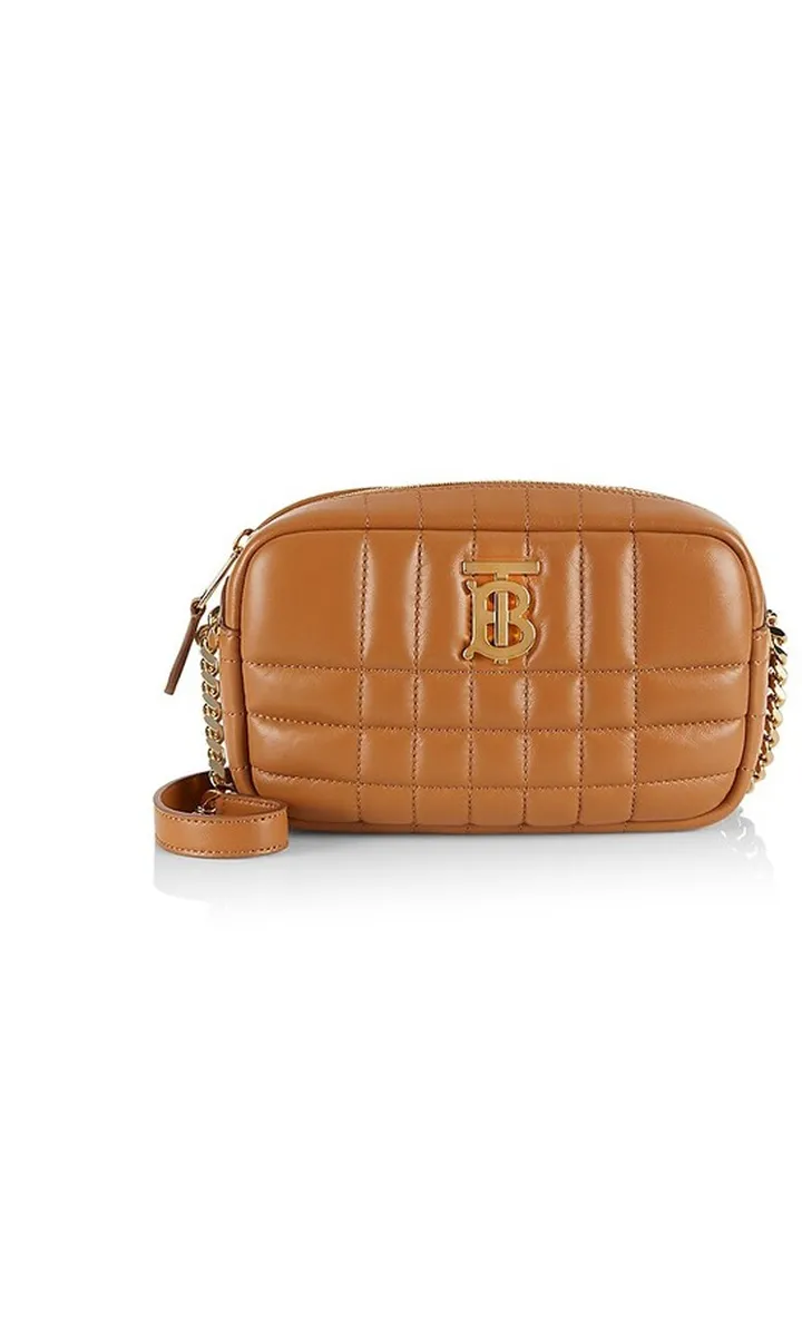 Mini Lola Quilted Leather Camera Bag