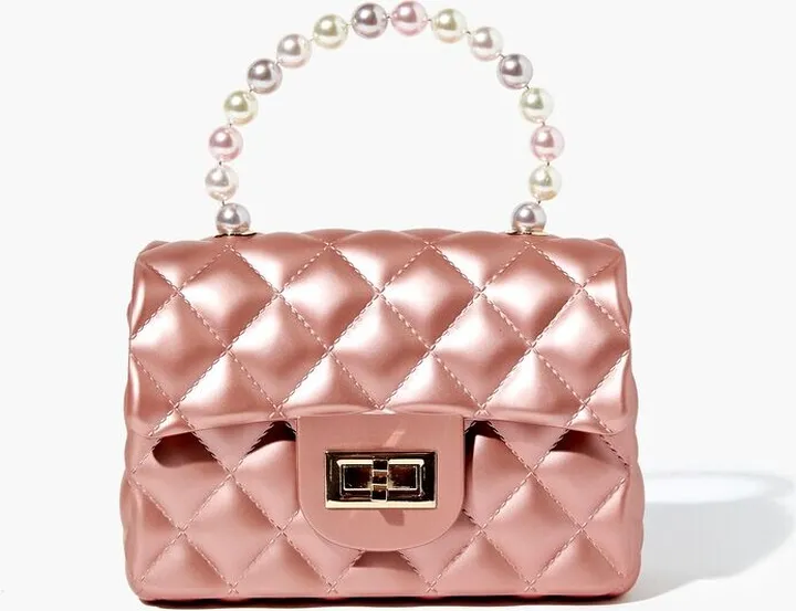 Metallic Quilted Crossbody Bag