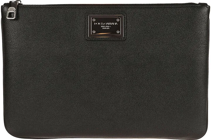 Logo Plaque Clutch