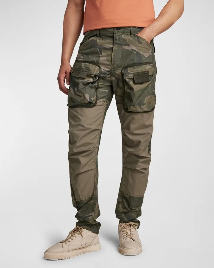Men's 3D Tapered Camo Cargo Pants