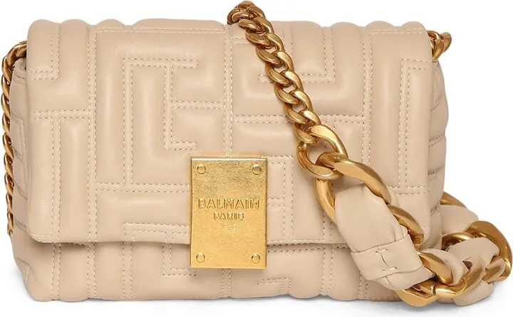 Mini 1945 quilted soft leather bag