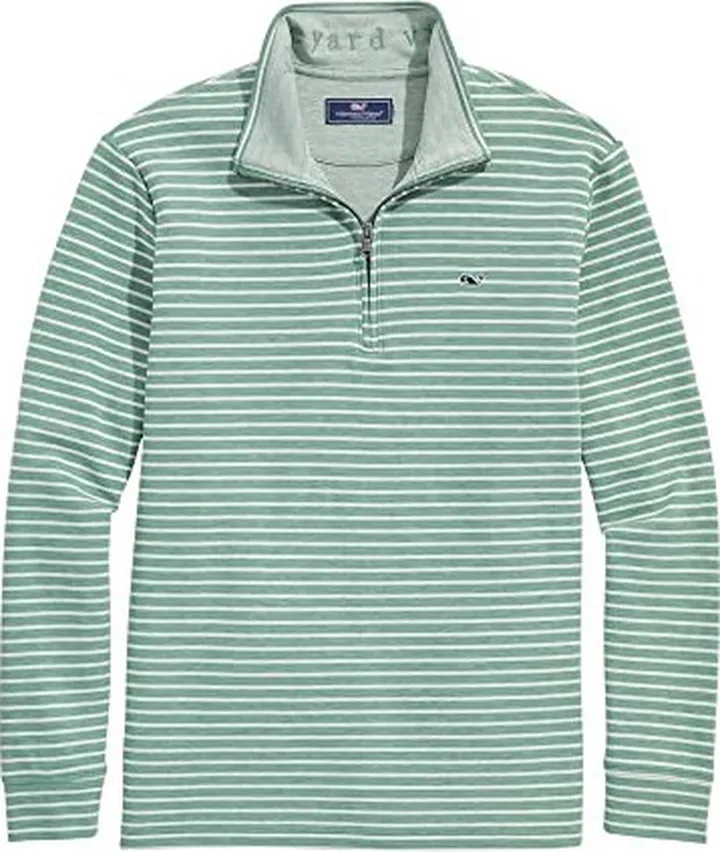 vineyard vines Men's Saltwater Quarter-Zip Pullover Sweater