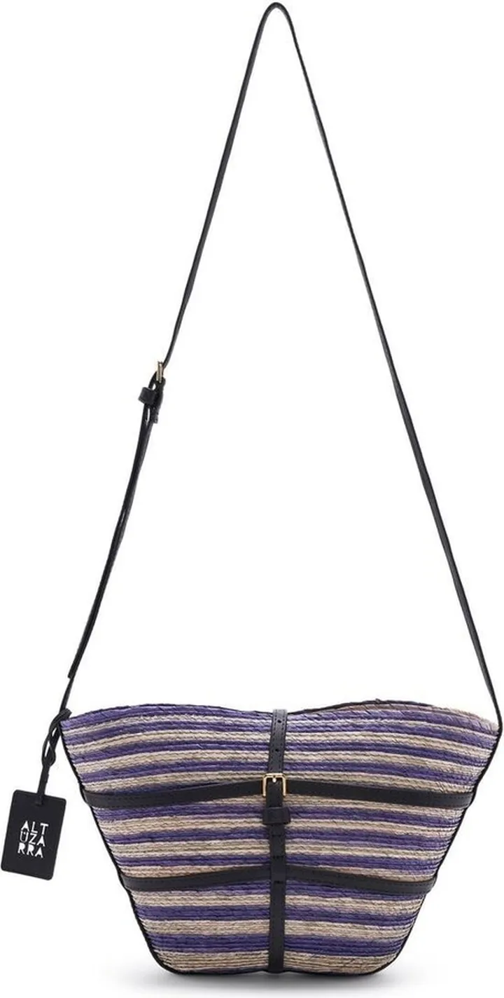 Watermill raffia crossbody bag