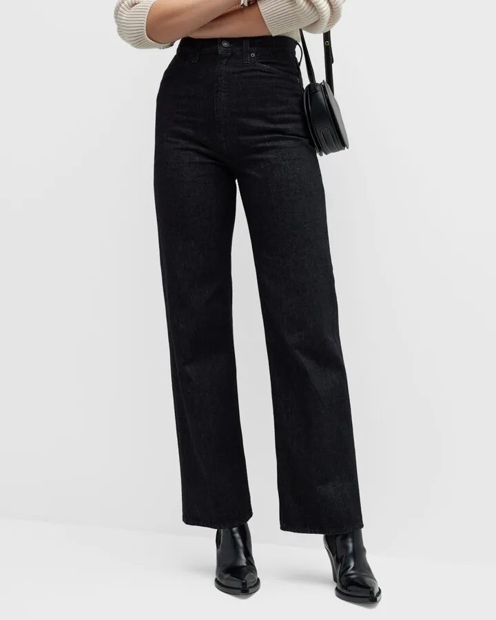 Jey High Rise Straight Jeans
