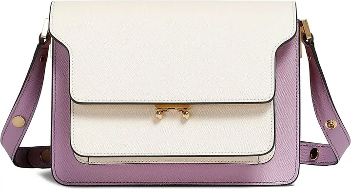 Medium Saffiano Trunk shoulder bag