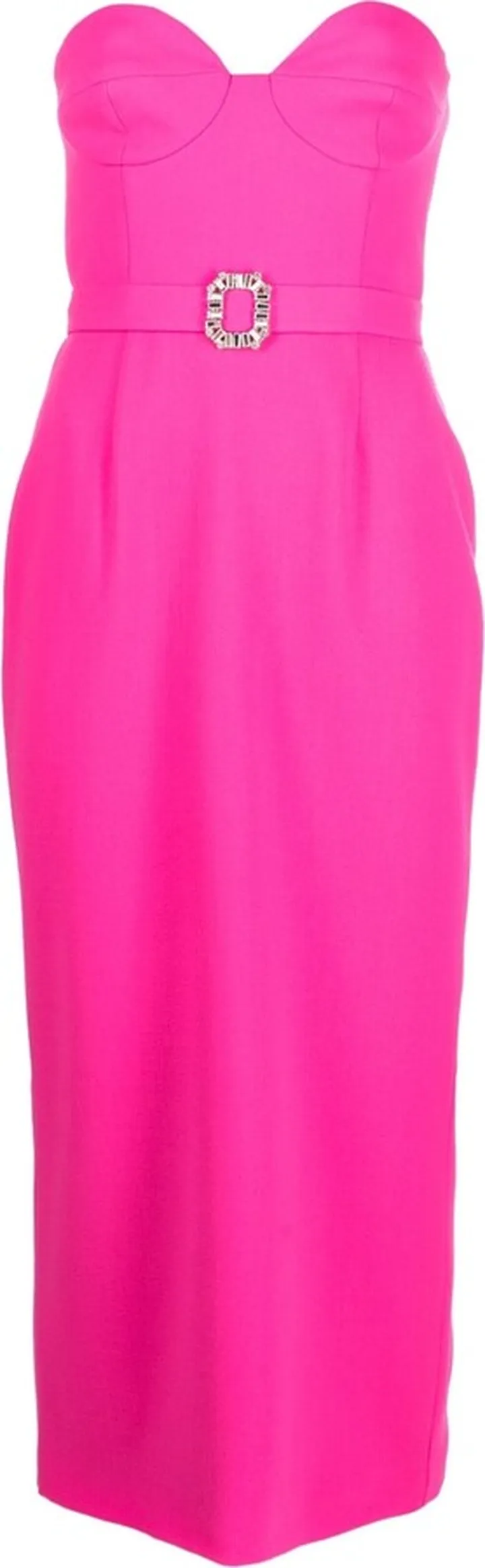 Belted Corset Midi Dress
