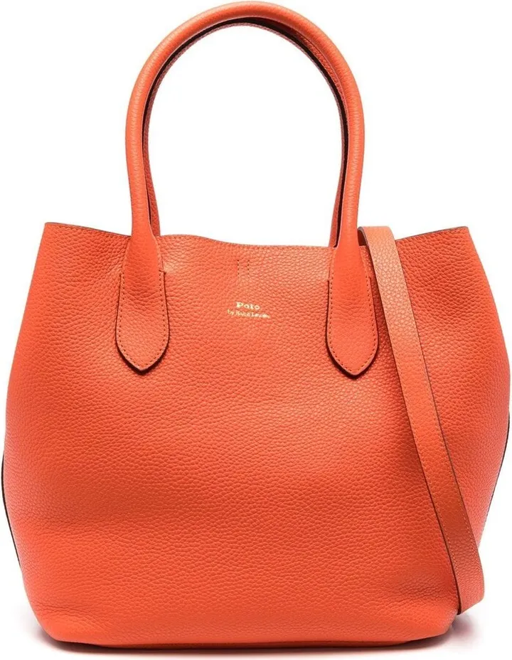 Embossed-Logo Detail Tote Bag