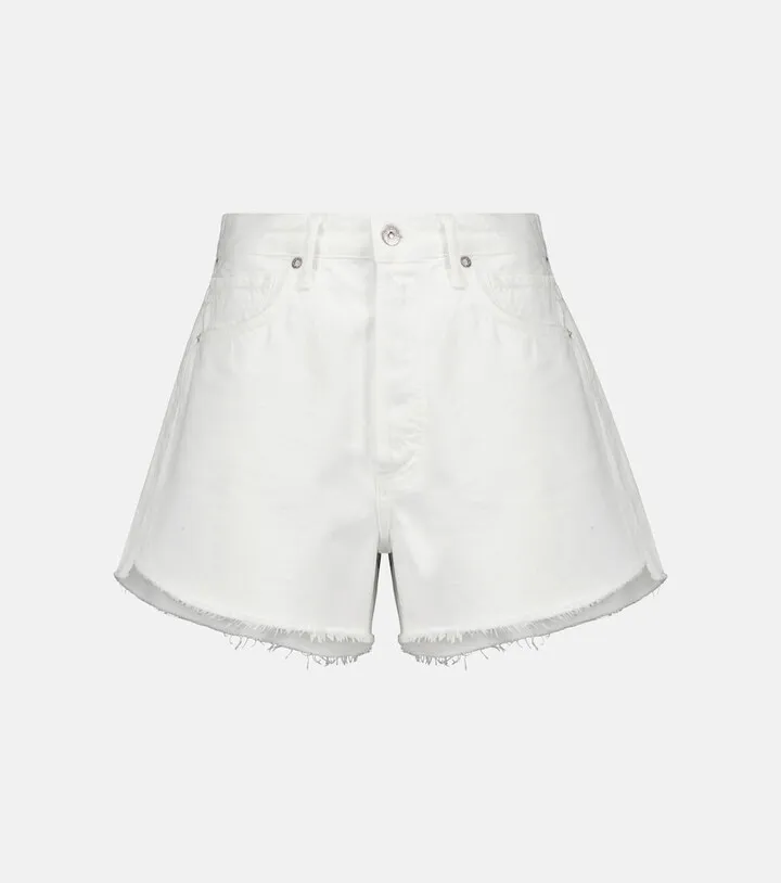 Marlow high-rise denim shorts