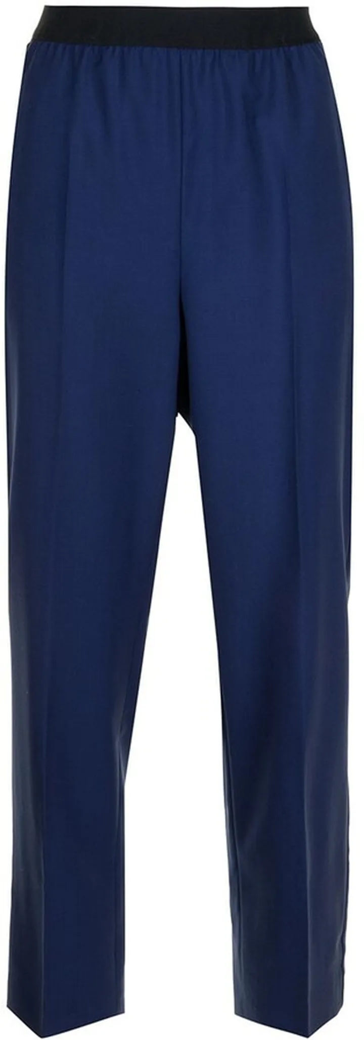 Pressed-Crease Cropped Trousers