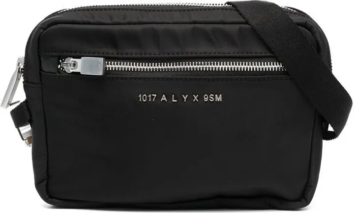 Rollercoaster-buckle logo belt bag