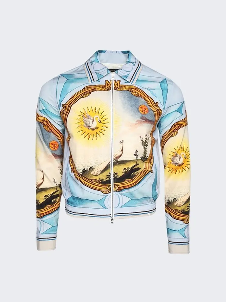 Landscape Frame Blouson Multicolor