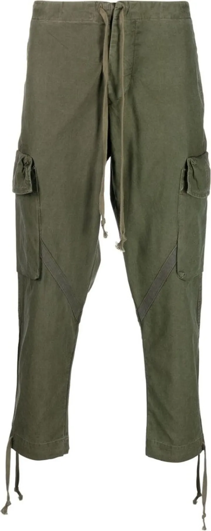 Cropped Tapered Trousers