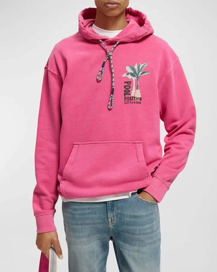 Men's Dyed Artwork Hoodie