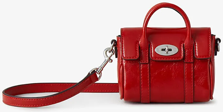 Lancaster Red Bayswater Brand-engraved Leather Cross-body bag