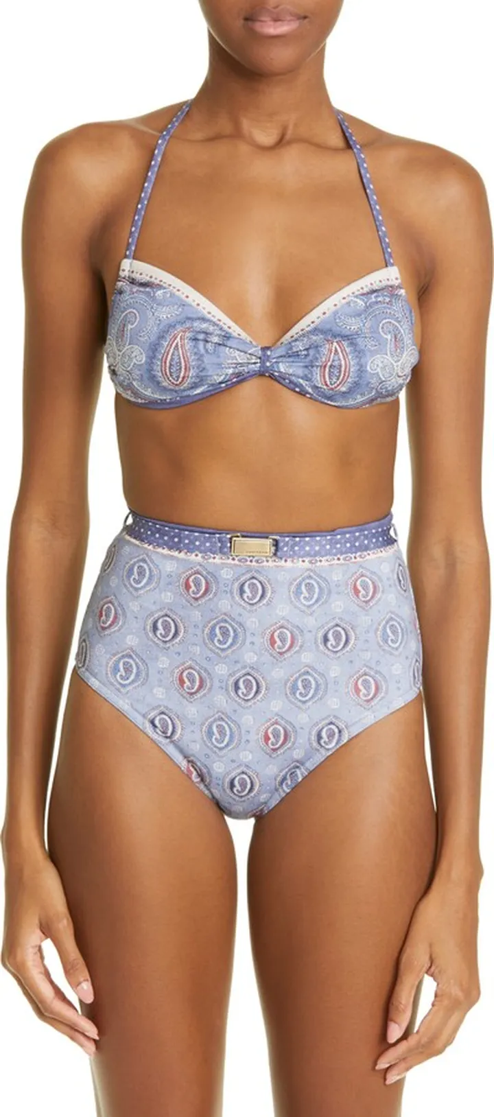 Vitali Crochet Trim Two-Piece Swimsuit