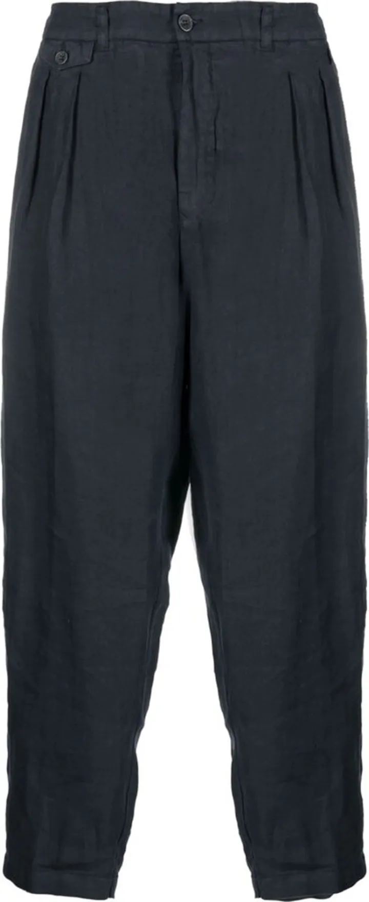 Tapered Linen Trousers