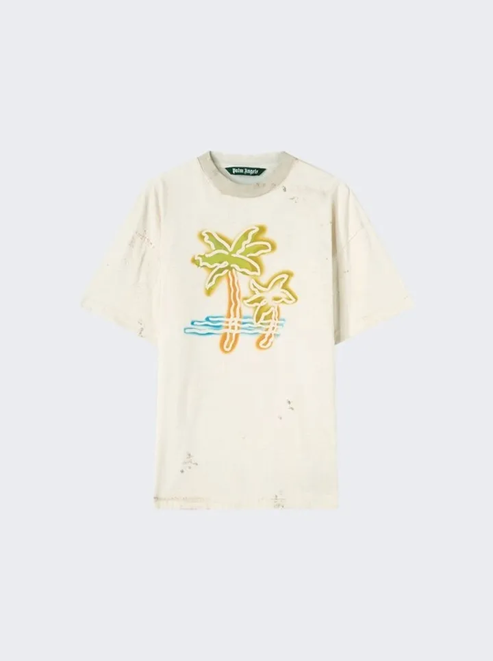 Palm Neon T-Shirt Off White