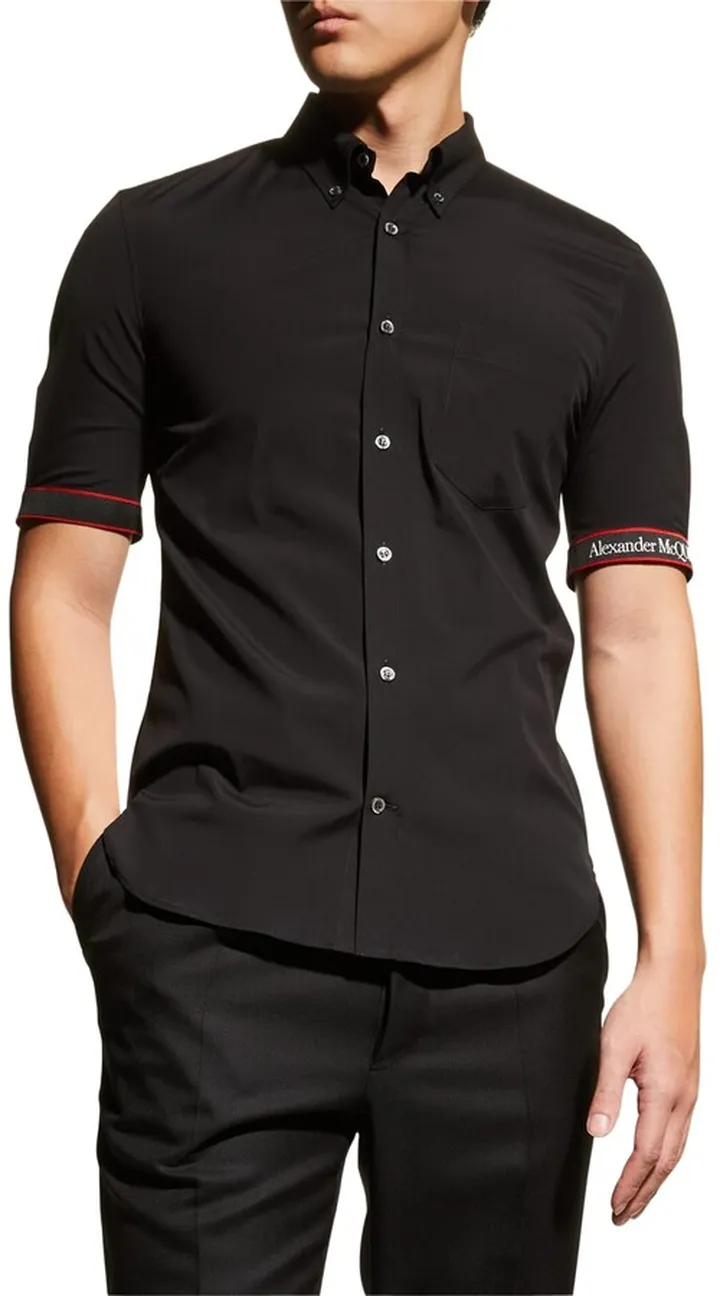 Men's Logo Tape Sport Shirt