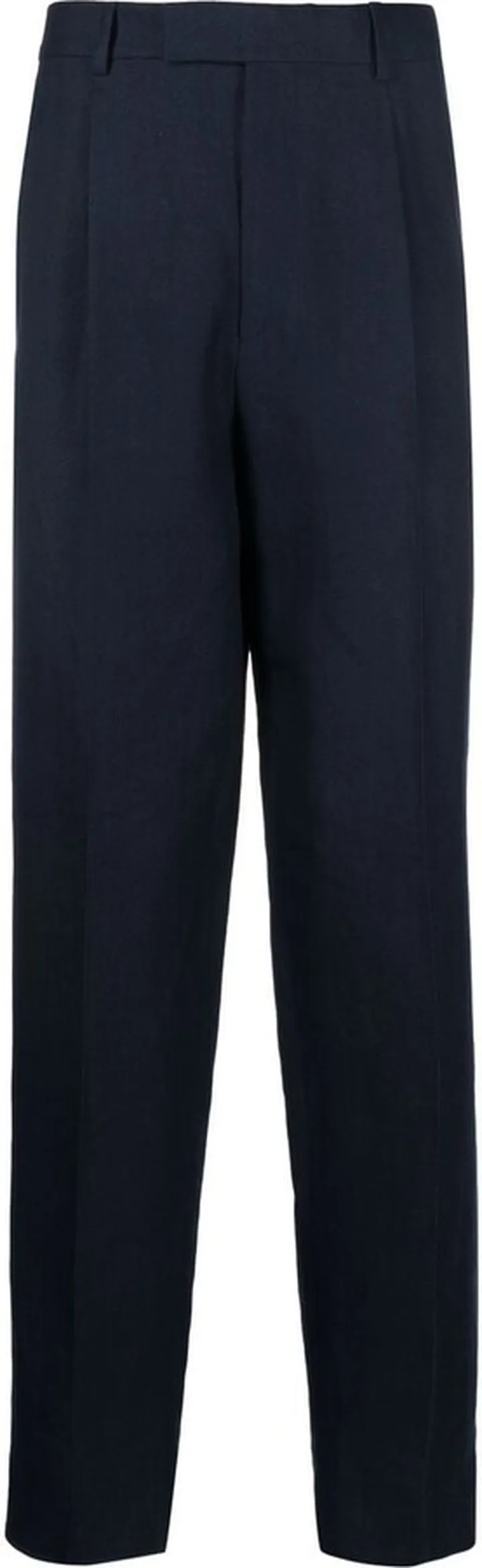 Straight-Leg Linen Trousers