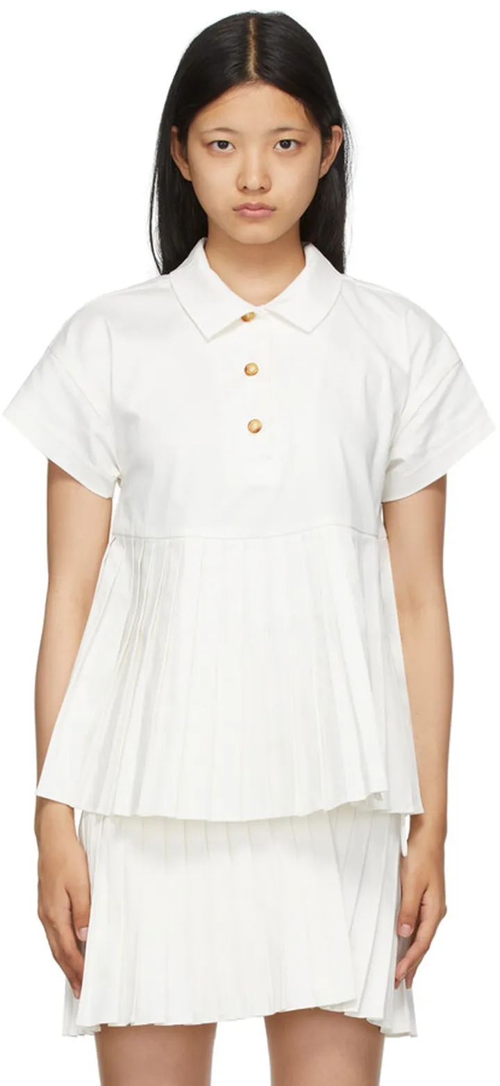 Kika Vargas White Aida Polo