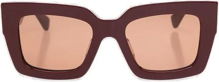 Bottega Veneta Eyewear Square Frame Classic Sunglasses