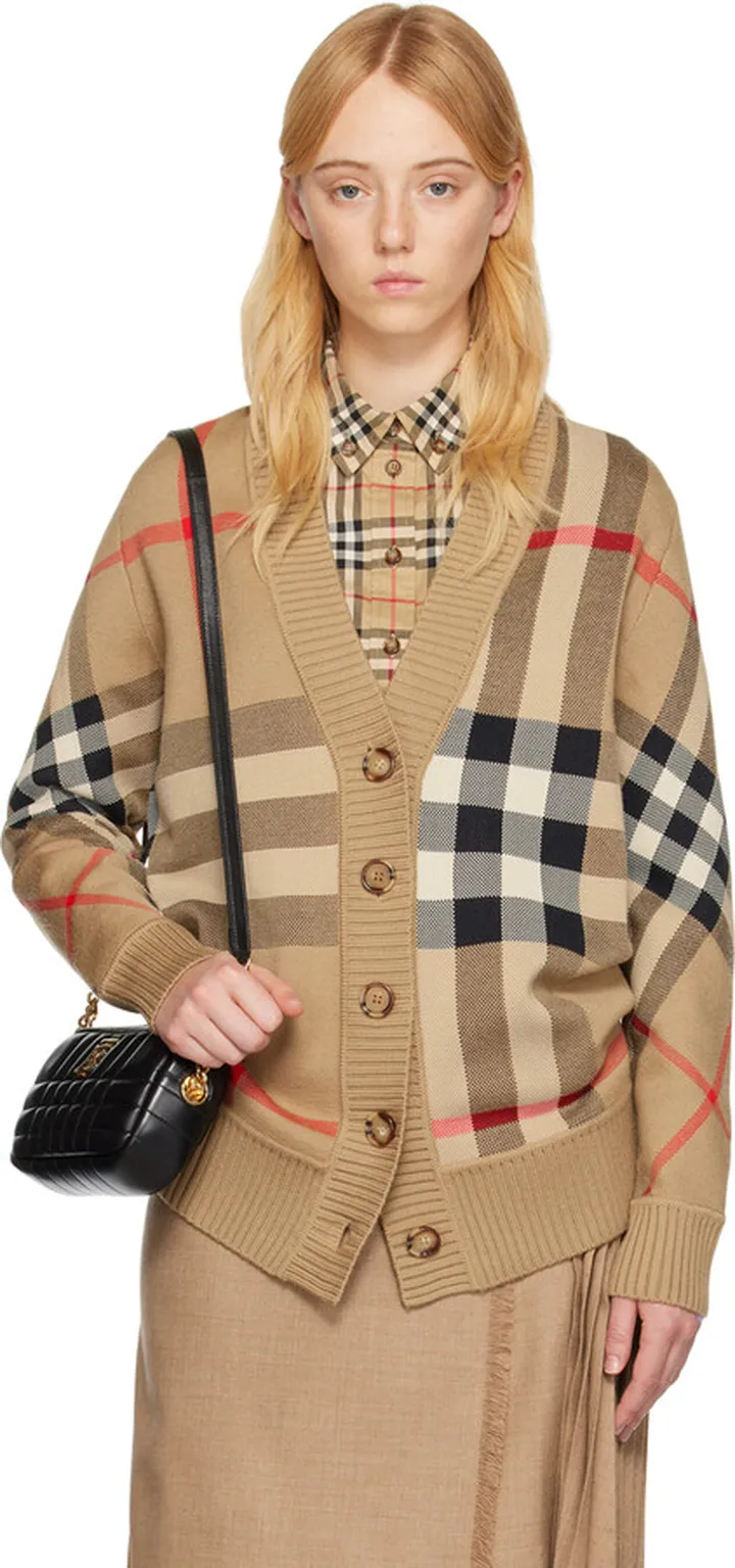 Burberry Beige Caragh Cardigan