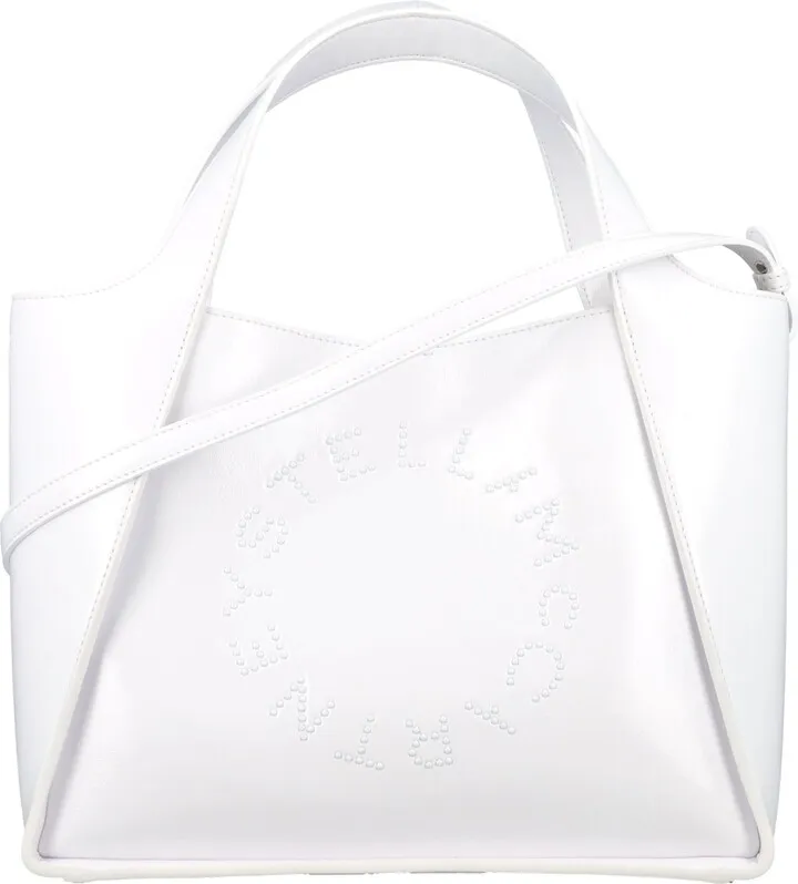 Stella Logo Patent Crackle Tote Bag