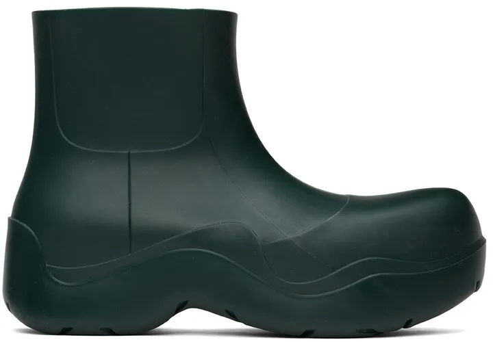 Bottega Veneta Green Puddle Boots