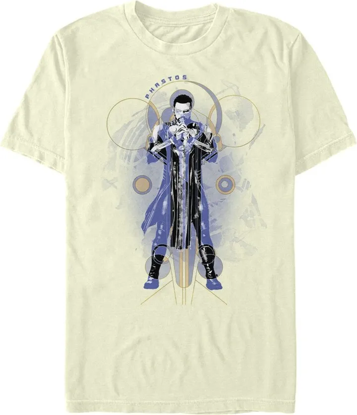 Men's Marvel Eternals Phastos Circles T-Shirt - Light Blue - Medium