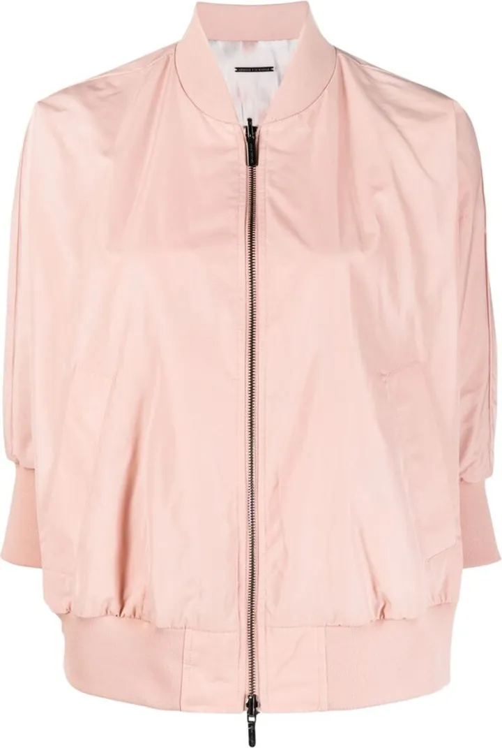 Logo-Plaque Bomber Jacket
