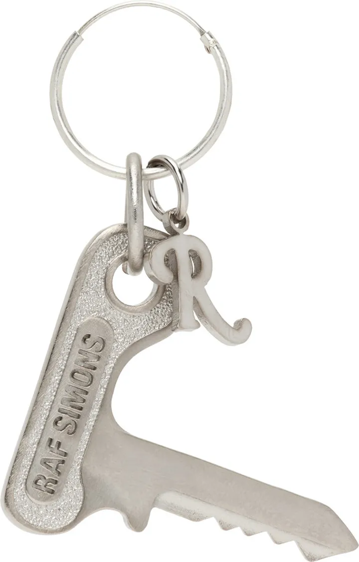 Raf Simons Silver Key Single Earring
