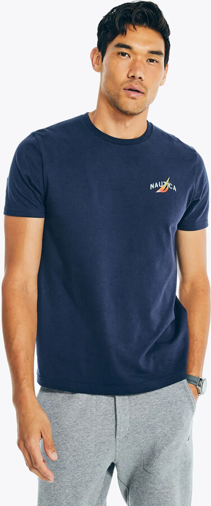 Sustainably Crafted Beach Patrol Foil Graphic T-Shirt
