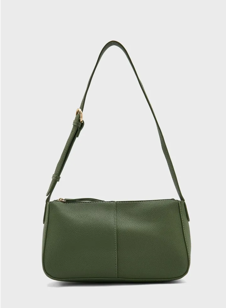 Top Zip Crossbody Bag