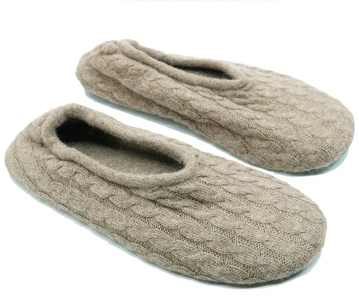 Portolano Ladies Ballerina Cables Slippers