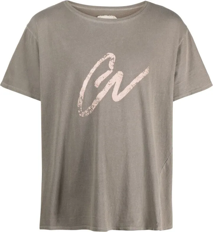 logo-print cotton T-shirt