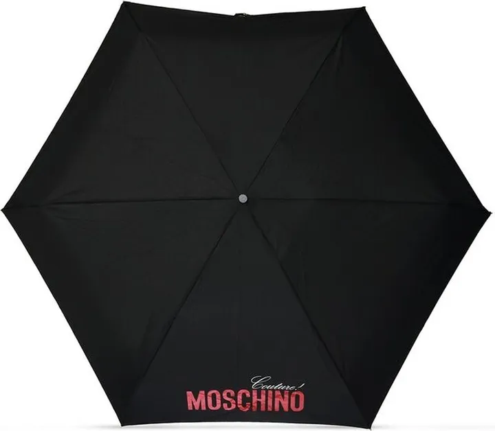 Moschino Glittered Logo Printed Umbrella