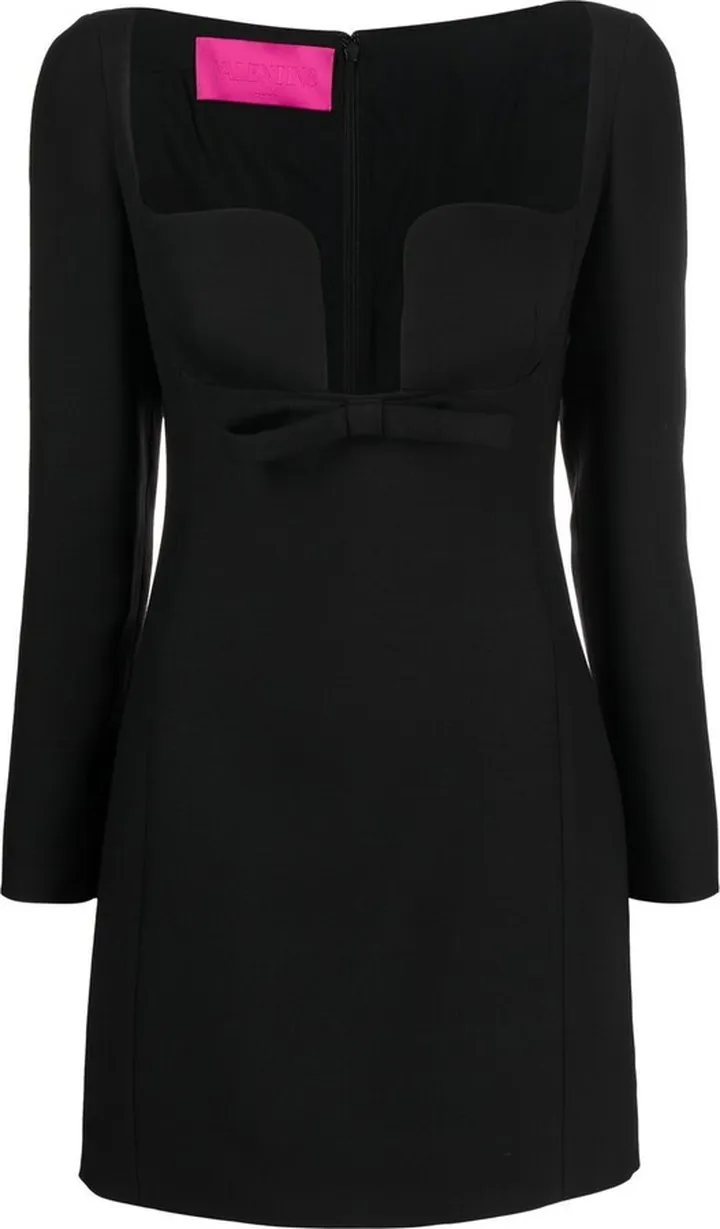Bow-Detail Minidress