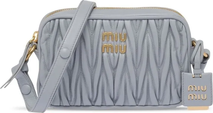 Matelassé Nappa Leather Shoulder Bag