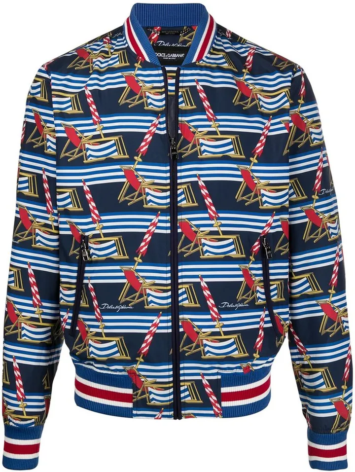 All Over Print Bomber Jacket