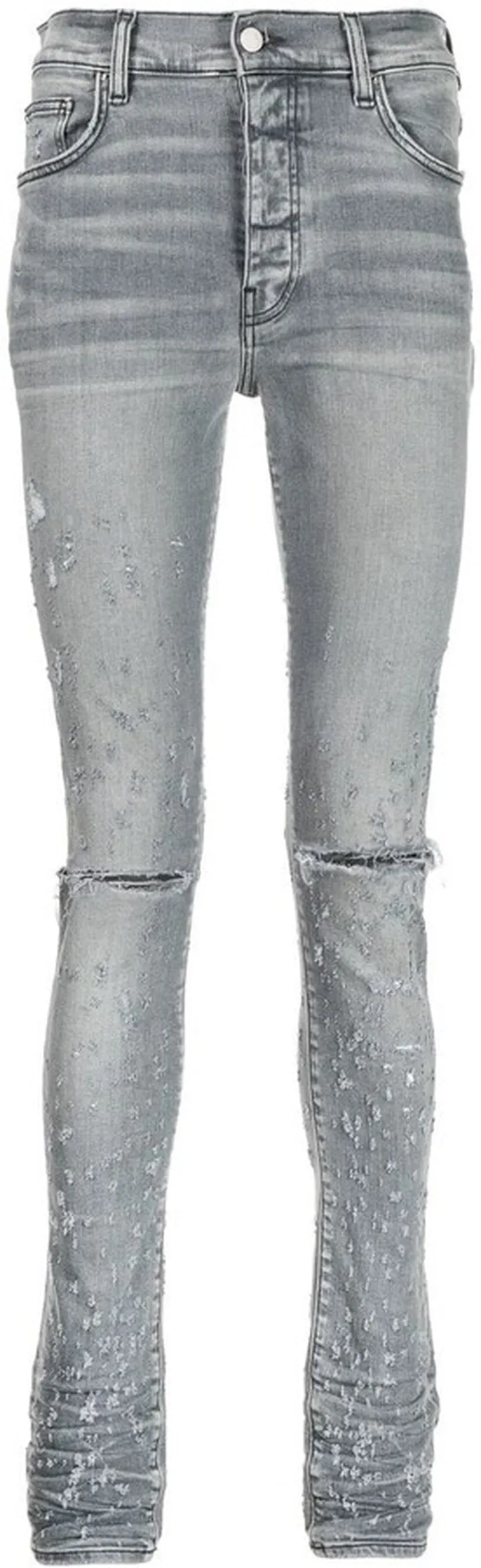 Shotgun distressed-effect skinny jeans