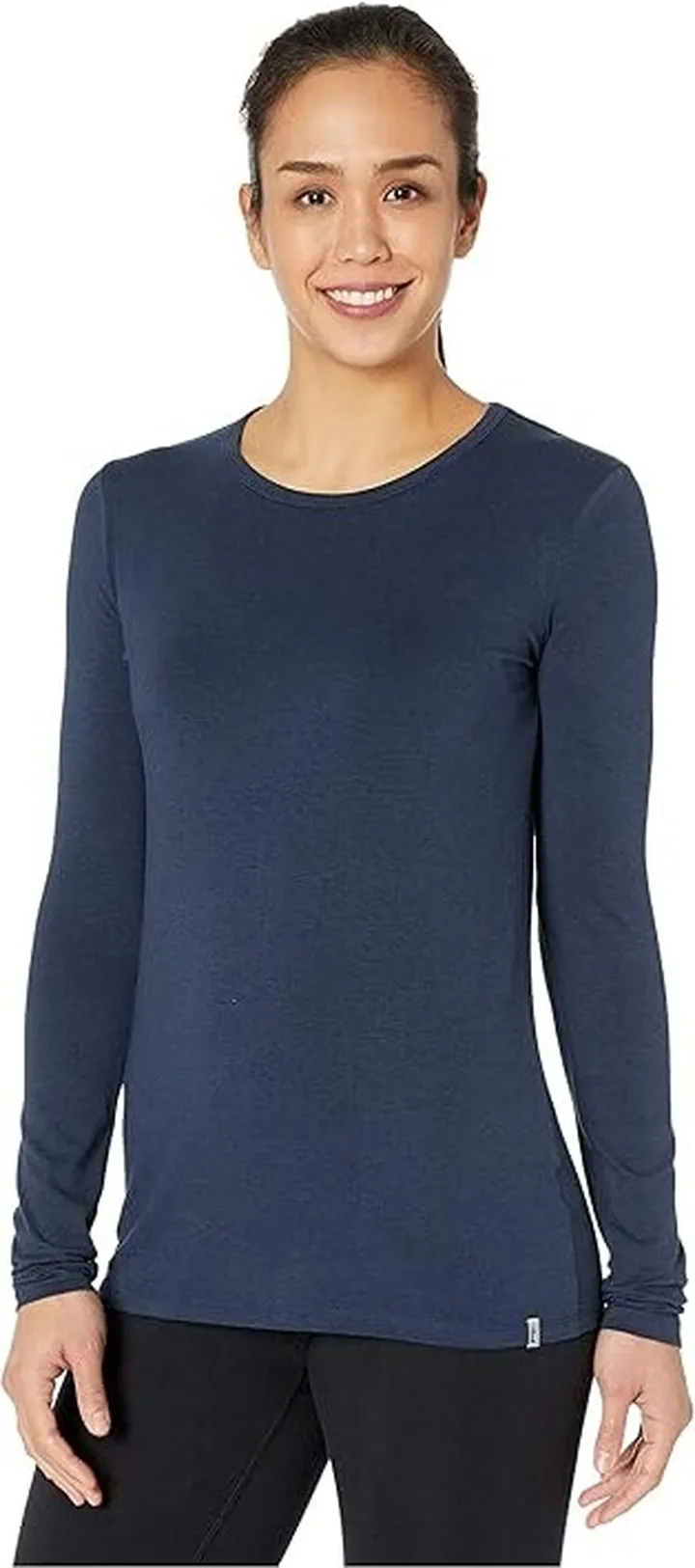 tasc Performance Nola II Long Sleeve Crew Neck Tee (Classic Navy) Women's Clothing