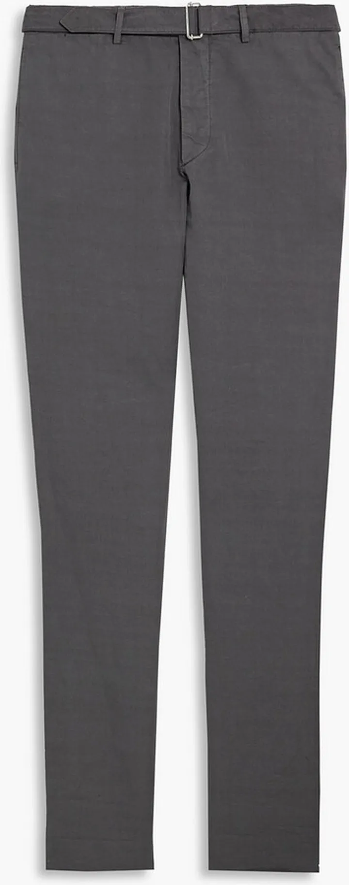 Paul belted cotton and linen-blend pants