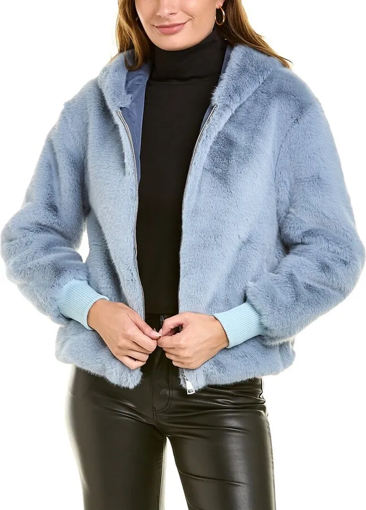 La Fiorentina Shaggy Bomber Jacket