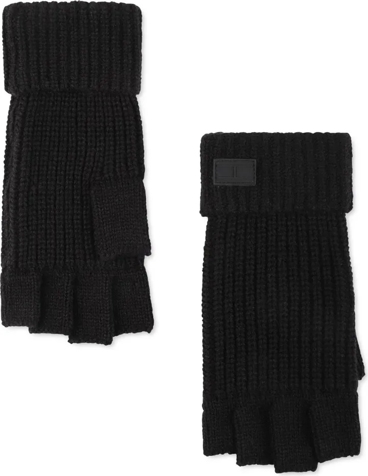 Tommy Hilfiger Men's Shaker Ribbed Fingerless Gloves