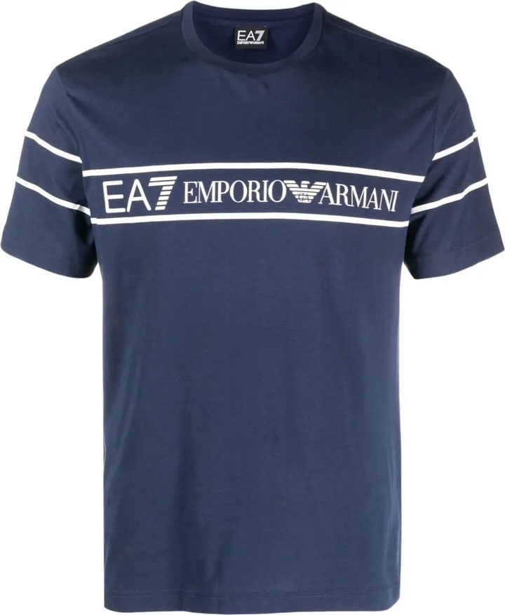 logo-print cotton T-shirt
