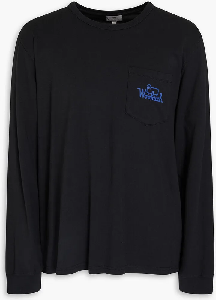 Printed cotton-jersey T-shirt
