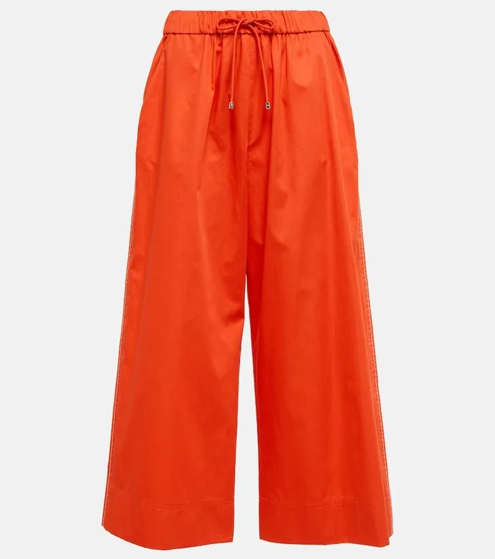 Leisure Cannone cropped cotton wide-leg pants