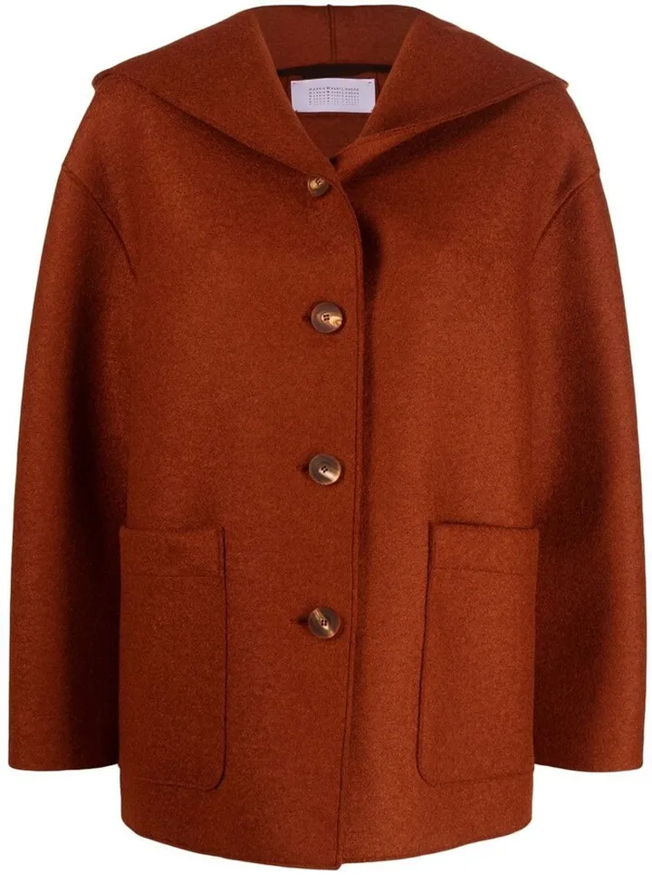 Hooded Wool Coat