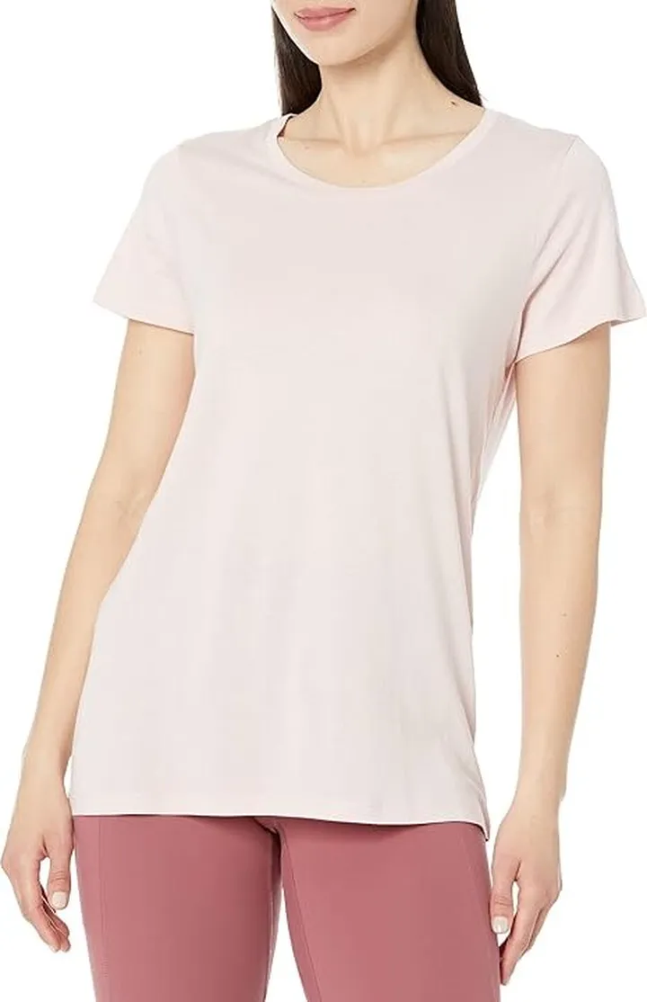 HUE Short Sleeve Scoop Neck Sleep Tee (Lotus) Women's Pajama